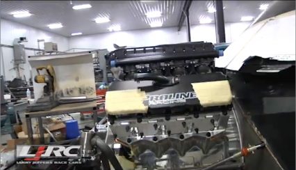 Shop tour of Larry Jeffers race cars… Which drag radial superstar is building this no prep car??