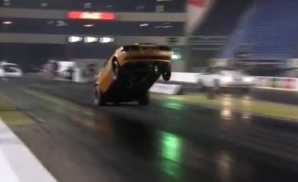 Riding The Bumper For The WIN! Mustang Sends It!