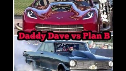 Daddy Dave vs Plan B New Twin Turbo Corvette at Thunder Valley Oklahoma