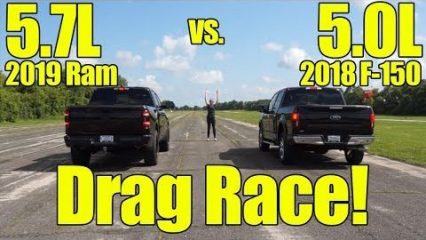 Ford F-150 Battles New Dodge Ram in Stock Truck Shootout