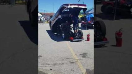 Guy Buys SKOAL Bandit Funny Car at Barret-Jackson, And It Catches on Fire!