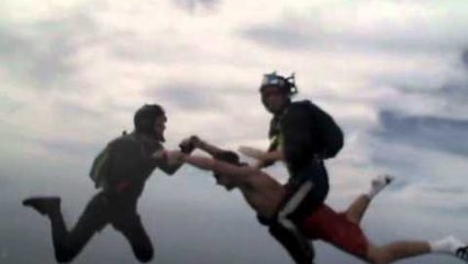 Travis Pastrana Skydives Without Parachute… BONKERS!