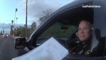 Tucson Police Officer Pulls Over His Chief and Things Get Rather Tense