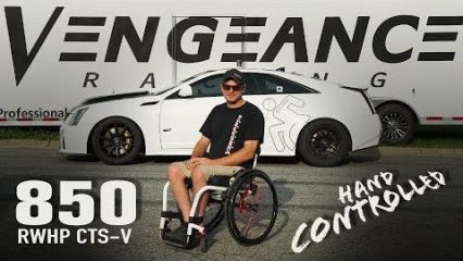 Vengenance Racing Built 9 Second Hand-Controlled CTS-V Cranks Out 850HP To The Wheels.