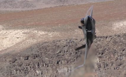 Air Force F-35’s Doing Work In The Nevada Desert