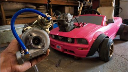 Turbocharging a Child’s Barbie Car, Yes, Really!