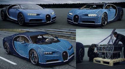 LEGO Creates Full-Size Functioning Bugatti Chiron Replica!