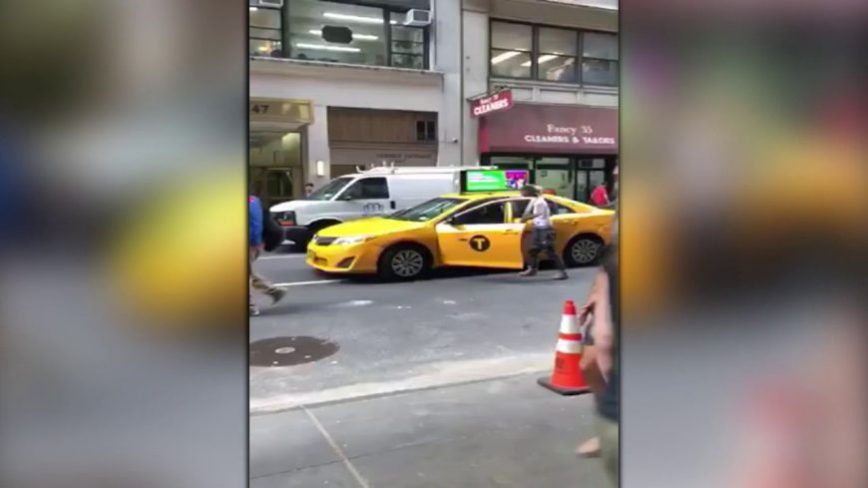 Midtown Road Rage Caught On Camera, Cab Driver Arrested!