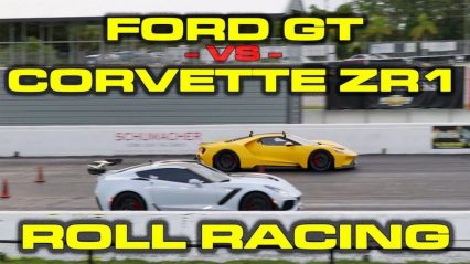 The ’18 Ford GT Shocks ’19 Corvette ZR1 With Far Less Horsepower?