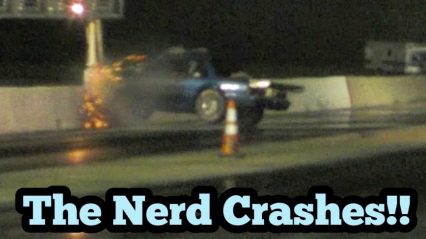 The Nerd Has Brutal Crash On No Prep Surface!