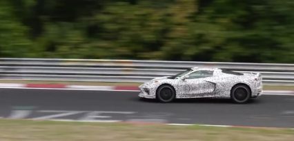 The All New Mid Engine Corvette Has Been Spotted Hot Lapping The Nürburgring!