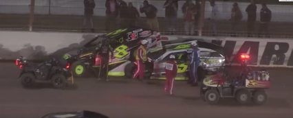 Tempers Flare, Driver Exits Race Car And Physically Attacks Competitor