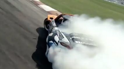 FPV Drone Gets Up Close And Personal To Catch Killer Drift Action