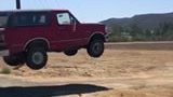 Ford Bronco Sends It Straight Across An Intersection