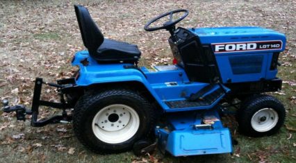 Custom Lawnmower Is Powered By A Flathead Ford
