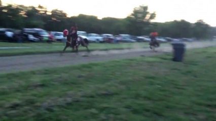 Horseback “Drag Racing” Most Intriguing Thing You’ll See All Week