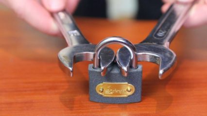 How to open a lock with 2 wrenches