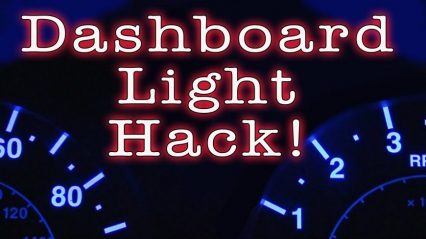 Modifying Dash Board Lights Made Easy