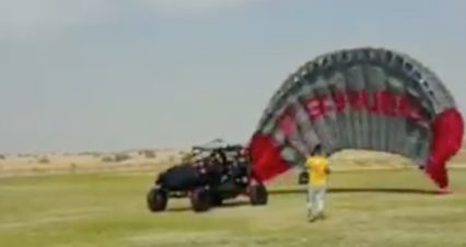 Flying UTV Ends In Horrible Crash… Straight Into a Building!