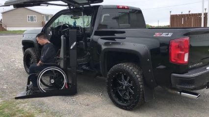On The Surface, A Normal Silverado But This Wheelchair Truck Is Totally Trick