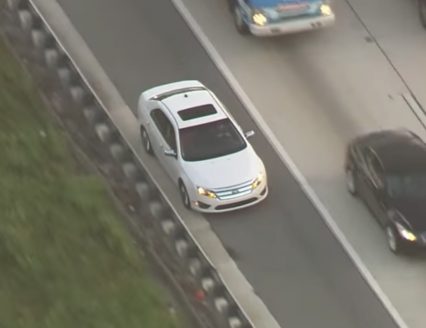 Florida Driver Caught By Helicopter Doesn’t Wait For Traffic