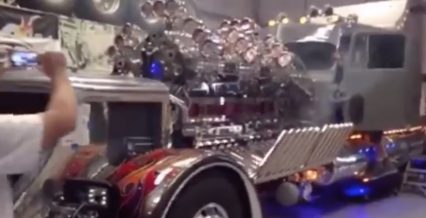 This Monster Big Rig Is Optimus Prime’s Steroid Injected Cousin! 24 Cylinders… 12 Superchargers