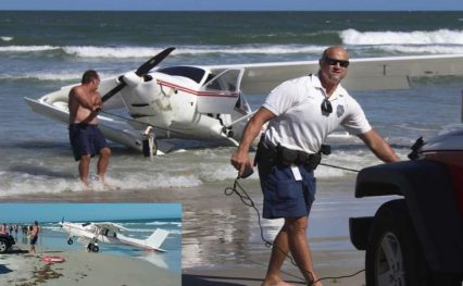 Beachgoers Taken Off Guard When Airplane Crashes On Daytona Beach