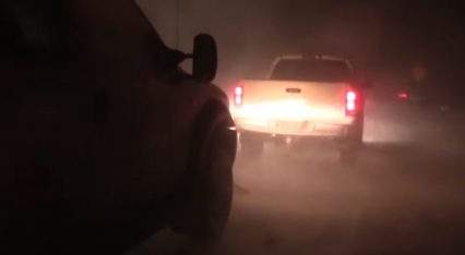 Cummins Powered Ram Rescues Ford Diesel From Roaring Blizzard