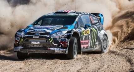 Take A Ride On Board Ken Blocks Rally Car As He Tests For A Big Race