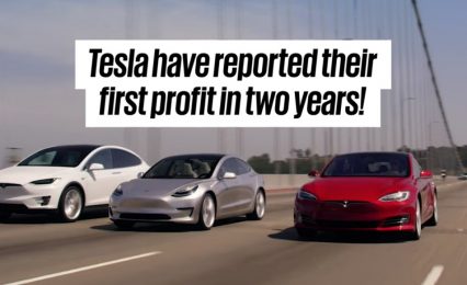 After 2 Years Of Spending Lots Of Money, Tesla Finally Turns A Profit
