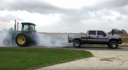 Testing The Strength Of Duct Tape With A Diesel Truck And A Tractor