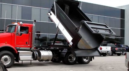 Rotating Dump Truck Bed Makes Every Job Much Easier!