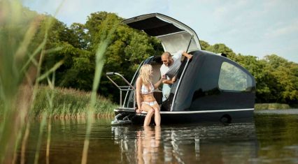 Mini-Camper That Also Doubles As A Boat