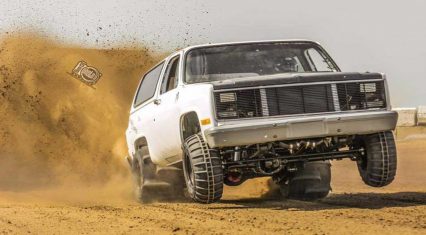 Twin Turbo K5 Blazer Gets DOWN In The Desert – Wheels Up!