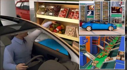 Drive Thru Supermarket Allows You To Shop Without Leaving Your Car