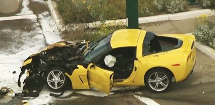 Corvette Obliterated In High Speed Chase That Ended Poorly