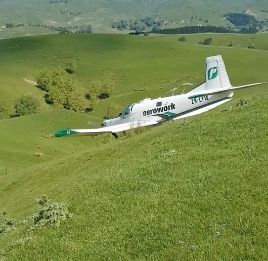 Agricultural Airplane Takes Off From Sketchiest Homemade Runway Possible