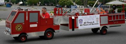 This Family Built Their Kids A Custom Miniature Fire Truck With Rear Wheel Steering!