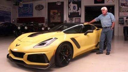 Jay Leno Drives The 2019 Corvette Zr1