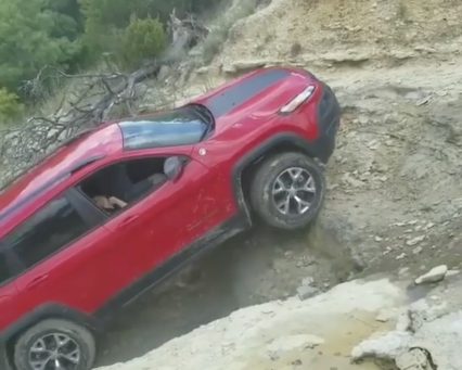 Taking A Bone Stock Jeep Up An Insane Rock Climb