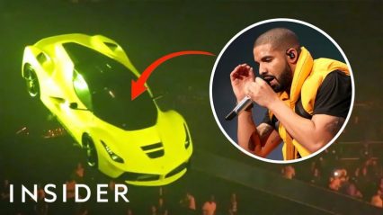 Drake’s New Tour Features A Lifesize Ferrari that Flies Over The Crowd