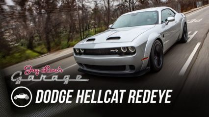 Jay Leno Drives The New Dodge Challenger Hellcat “Redeye”