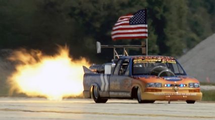 Locked N’ Loaded: Chevy Pickup Truck Heads To Almost 400 mph!