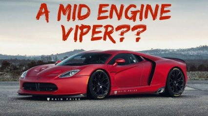 Mid Engine Viper?! Coming Back To Rival The Corvette C8 Sooner Than Thought.