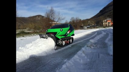 RC Truck Meets Snow Plow, This Thing is Awesome