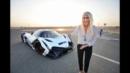 Supercar Blondie Becomes The First Person To Drive The Devel Sixteen