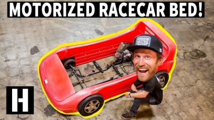 Turning a Racecar Bed into a Real Life Racecar