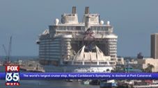 World’s Largest Cruise Ship, Sitting in Port, Waiting For a Party