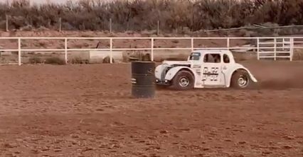 Taking Barrel Racing To A New Level! Driving Legend Cars