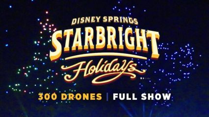 Disney Puts On Spectacular Christmas Lights Show With Drones